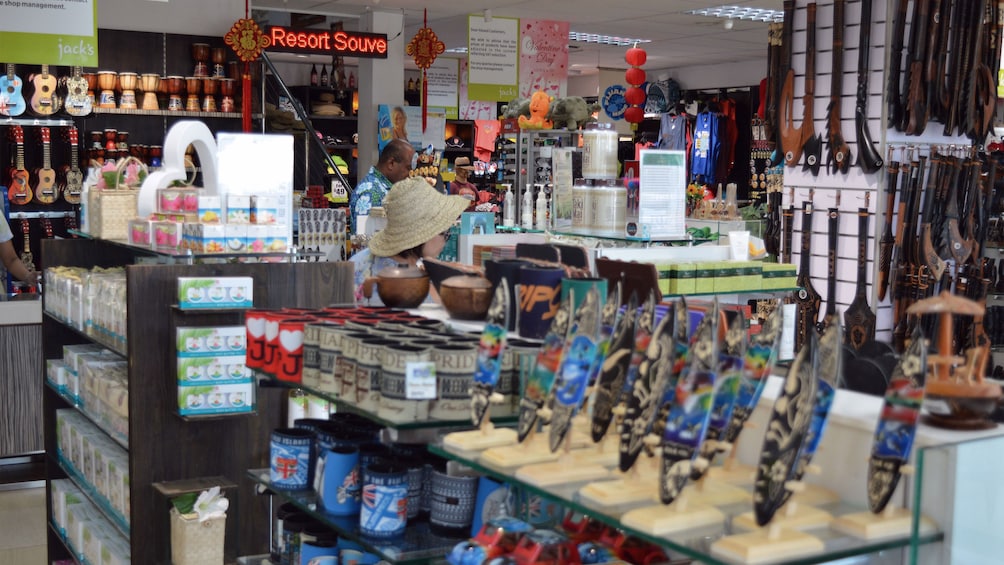 Souvenir shop in Fiji