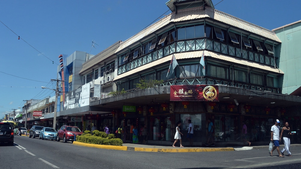 City center in Fiji