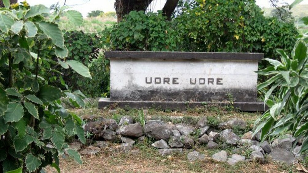 Tombstone of Uore Uore in Fiji