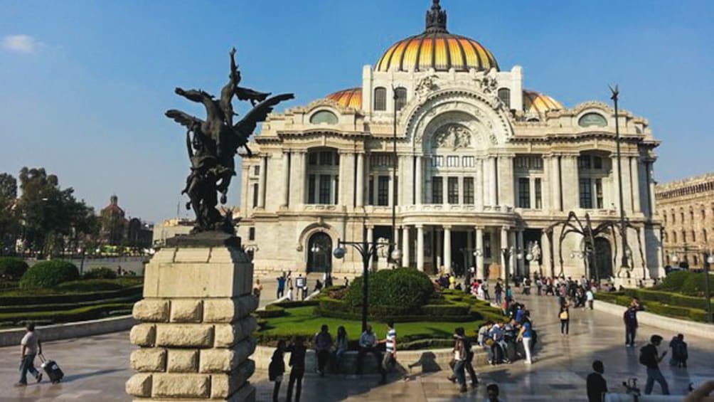 Exterior view of Museum of Fine Arts.