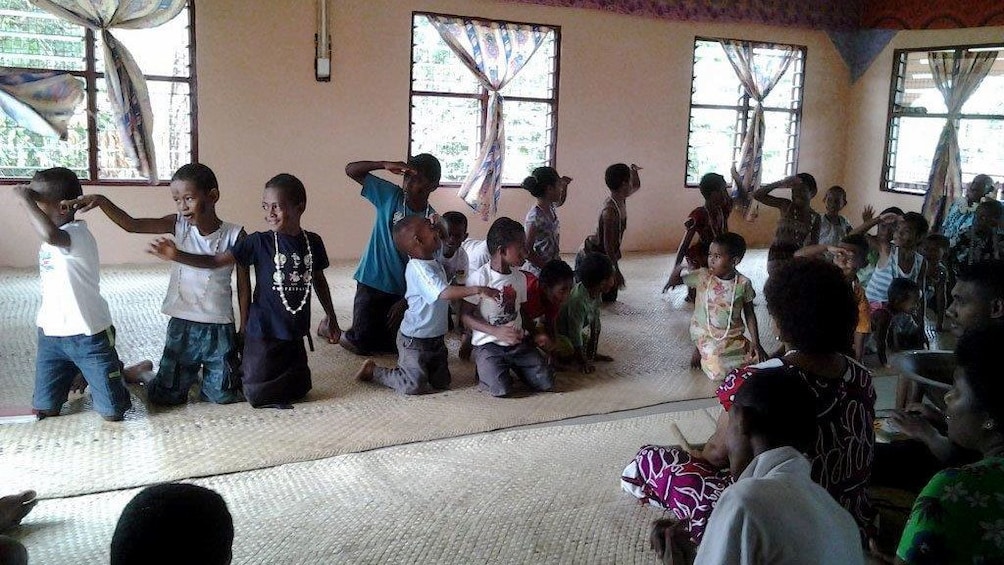 Group of children in Fiji