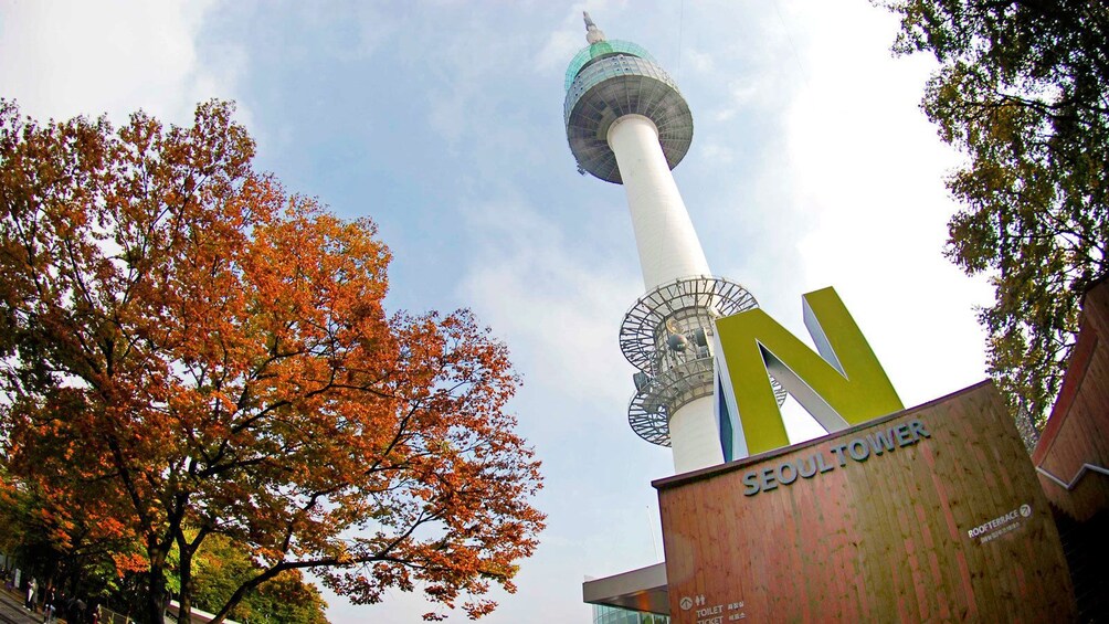 visiting the Seoul Tower in Korea