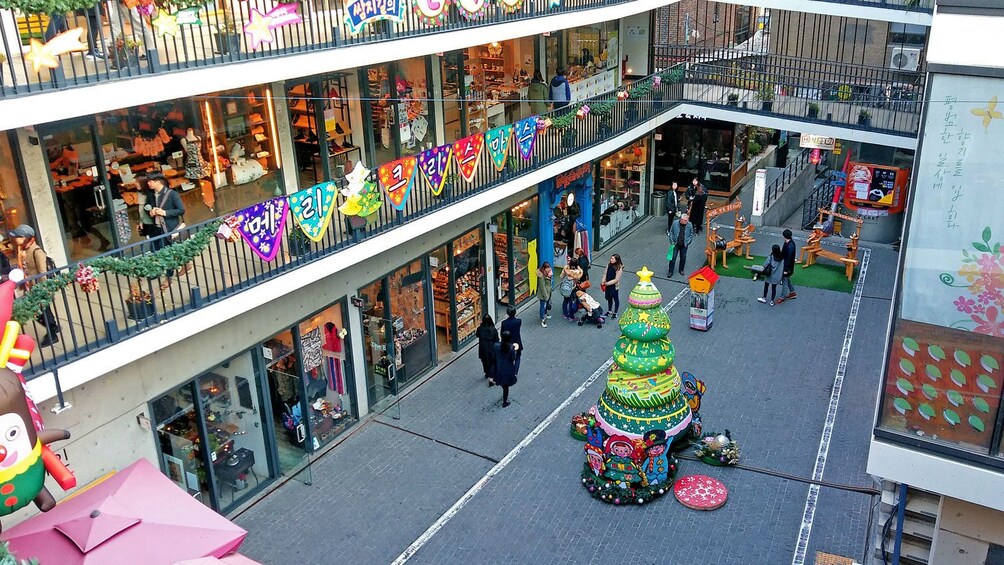 small retail plaza in Korea