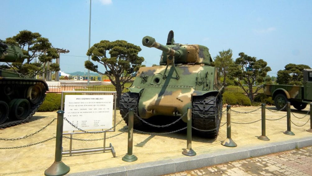 tank on display