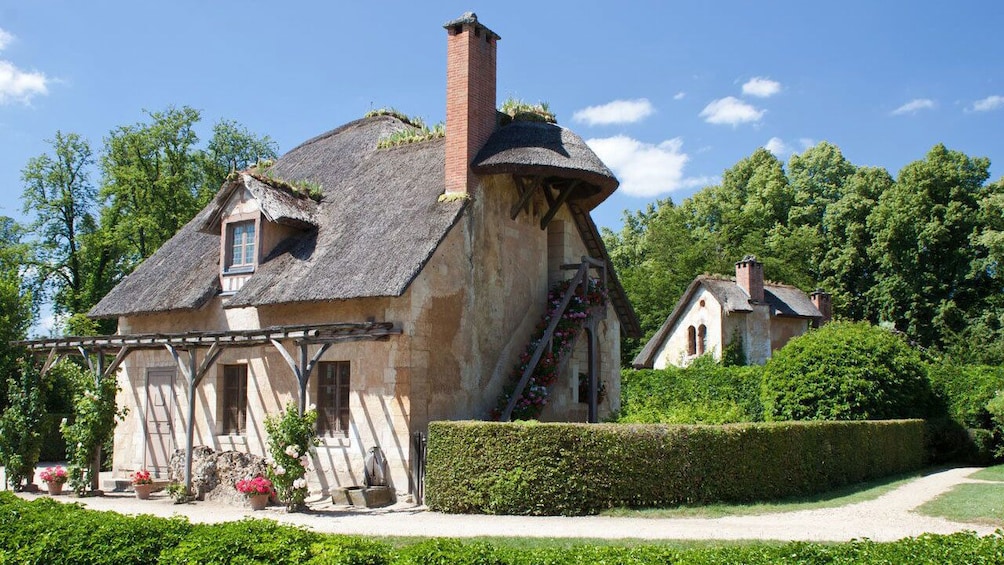 Small house in village on the way to Versailles