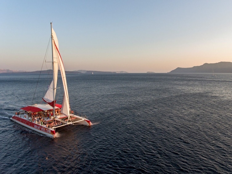 Santorini Red Sunset Cruise