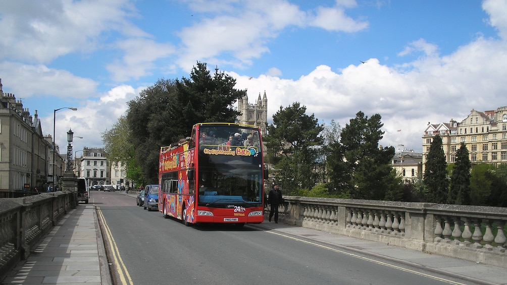 Show item 5 of 10. Hop-On Hop-Off bus in Bath