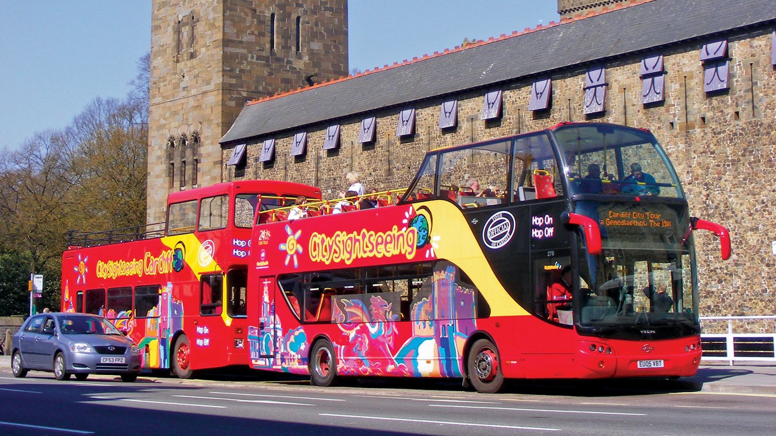 cardiff bus tour route