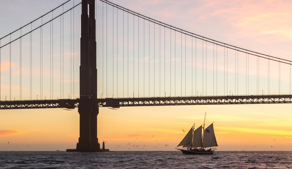 Tall-Ship Sunset Sail on San Francisco Bay