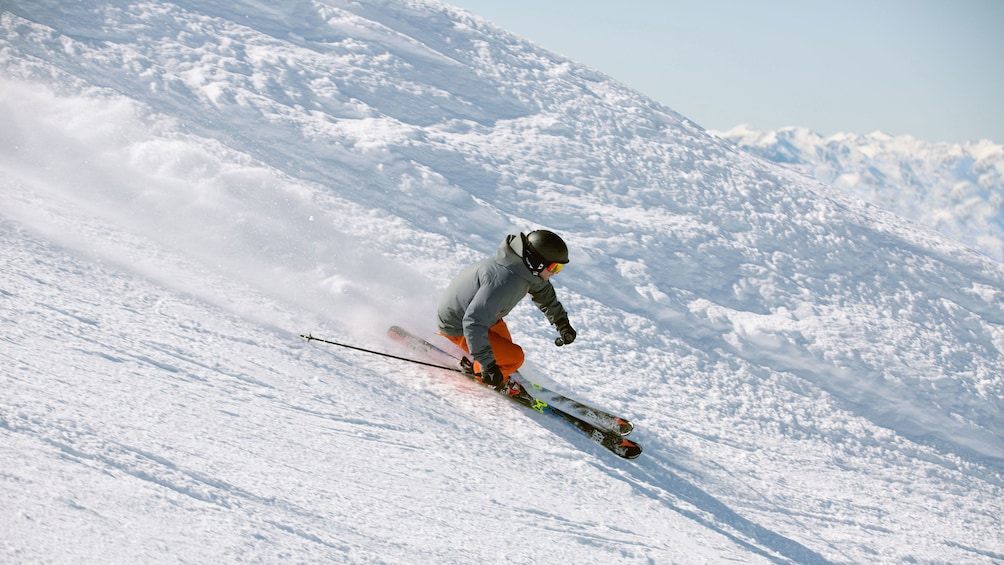 Downhill skier in Salt Lake City