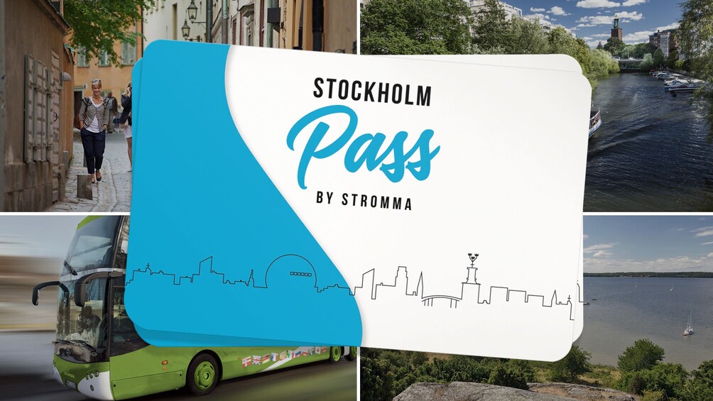 Stockholm Pass 60+ Attractions, HopOn HopOff Ticket & Sightseeing Tours