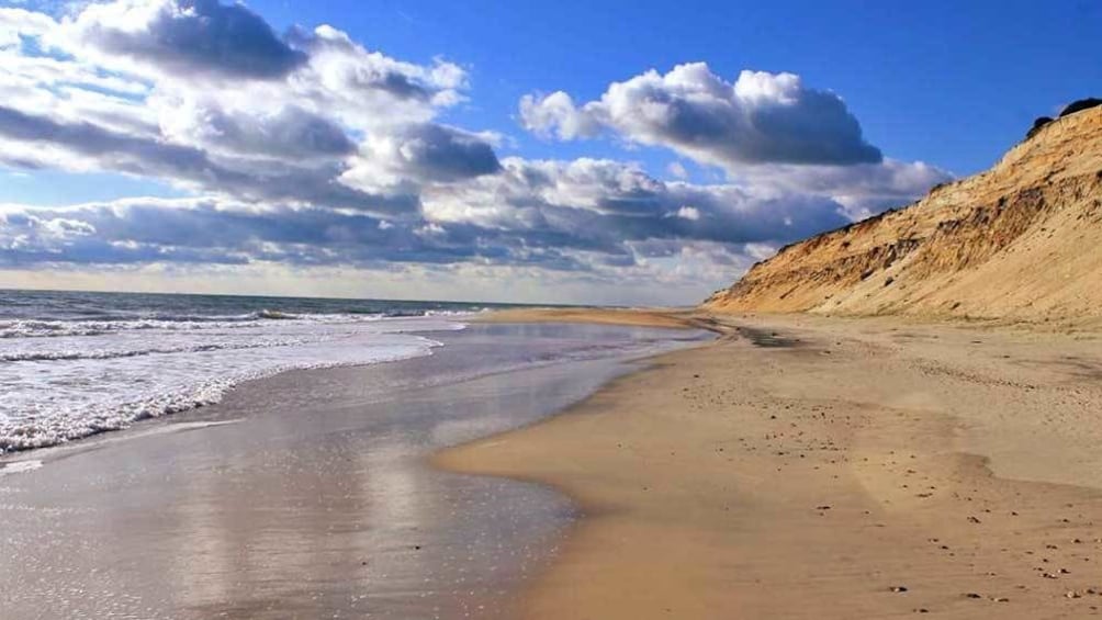 sunny day at the beach in Spain