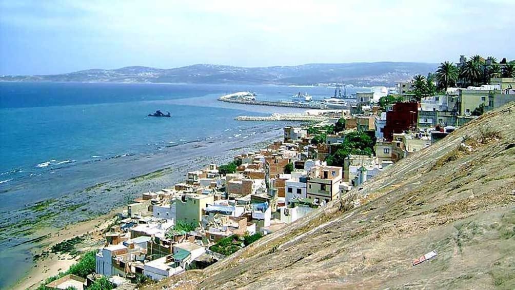 small town by the hillside in Spain