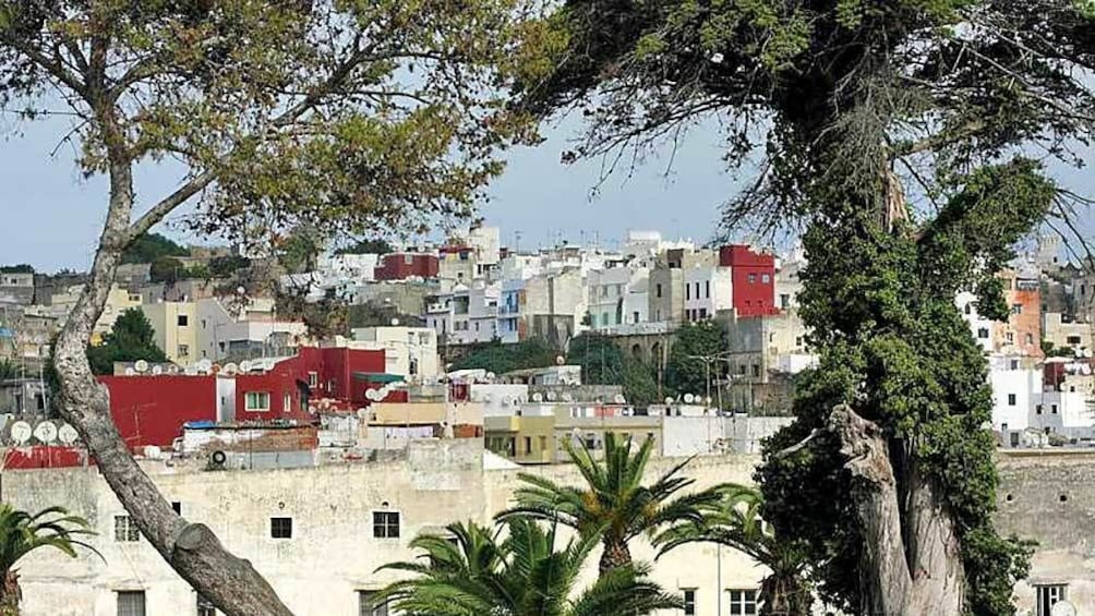 town buildings with various heights in Spain