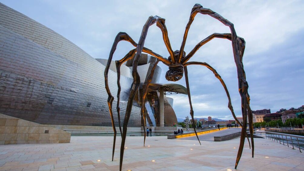 The Guggenheim Museum sculpture.