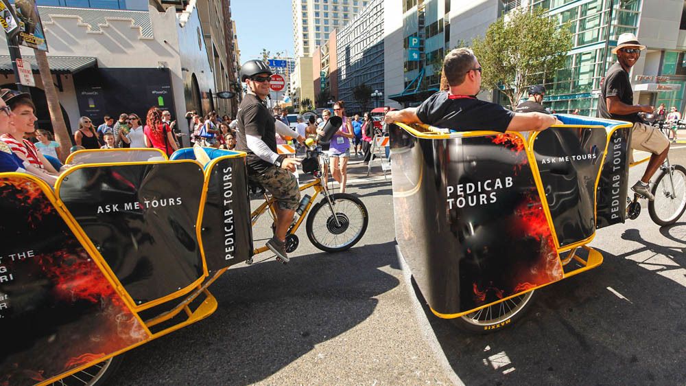 Pedicab tours 2025