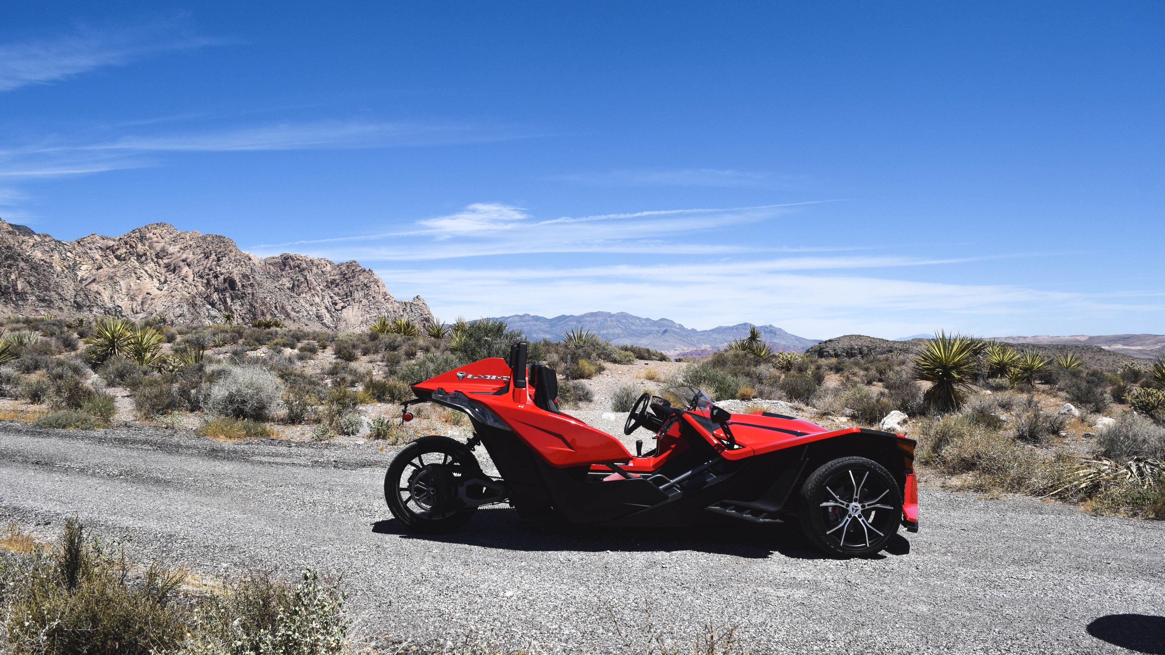 Slingshot - 3 Wheel Sports Car Red Rock Canyon Tour