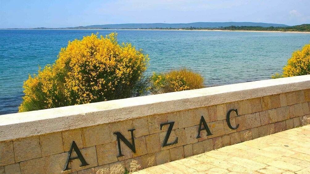 Anzac sign in Istanbul 