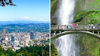Ganztägige Kombi-Tour: Portland City und Wasserfälle der Columbia River Gor...