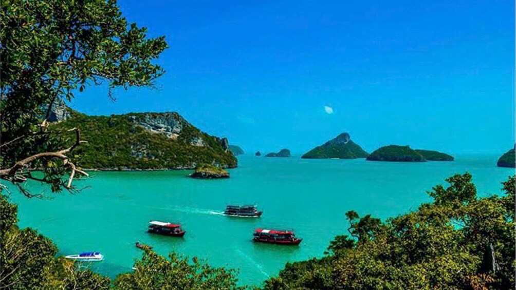 Boats in the waters of Thailand