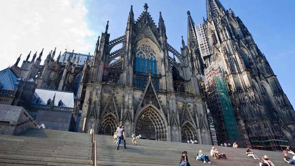 Exterior and steps of the Cologne Cathedral