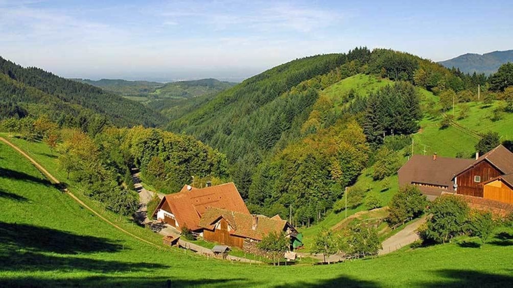 establishments built on the rolling hills in Germany