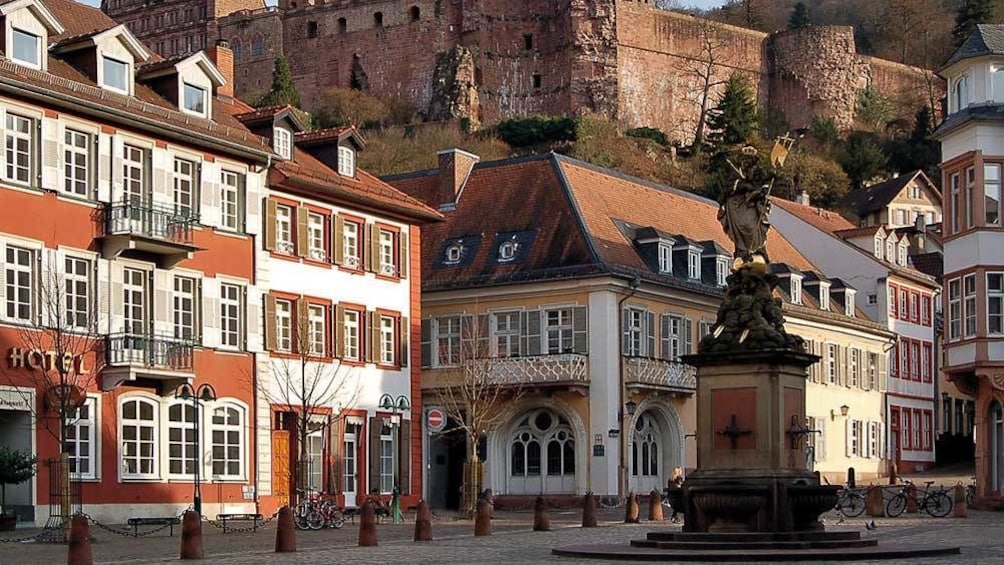 hotel establishments near an old castle in Germany