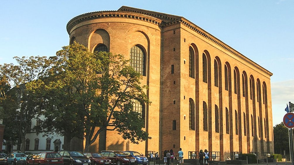 Street view of The Basilica of Constantine.