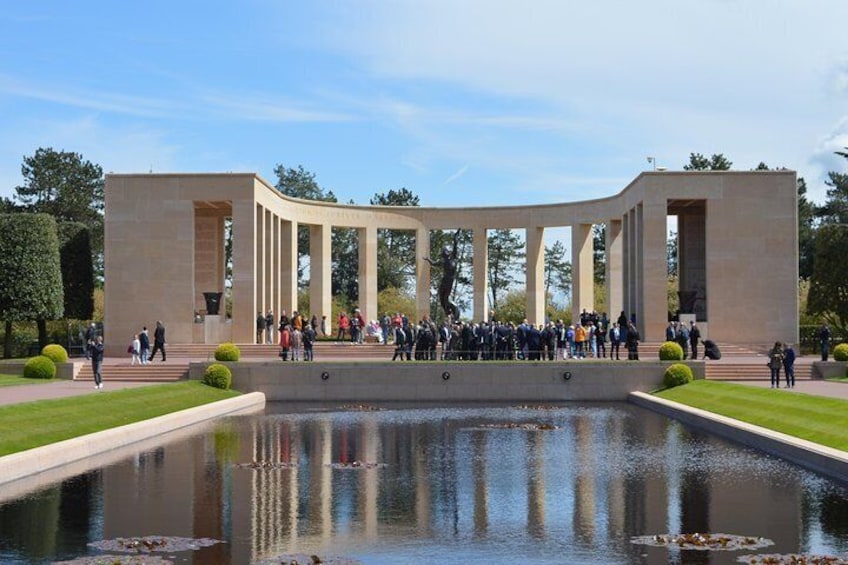 The Memorial at the American Cemetery