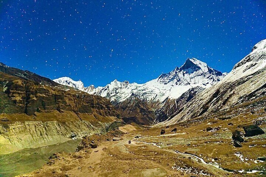 Night view from Annapurna Base camp, Roshan Photography