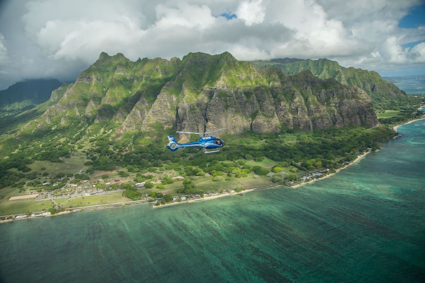 Show item 4 of 9. Blue Skies of Oahu Helicopter Tour