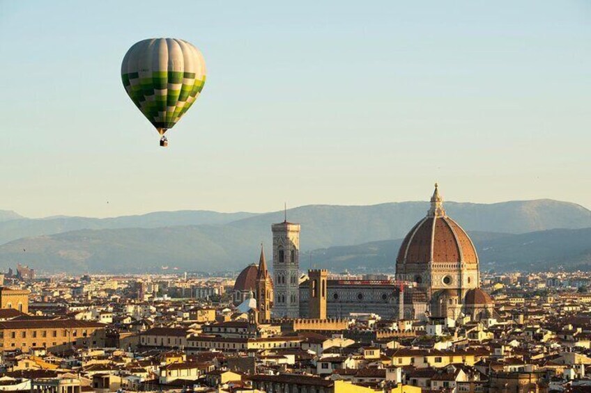 Hot air balloon tour over Florence