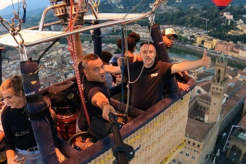 Hot-Air balloon Ride above Florence