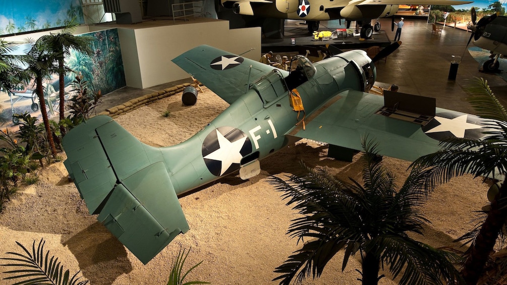 American F-1 fighter plane at the Pacific Aviation Musuem