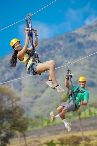 Zipline at Maui Tropical Plantation