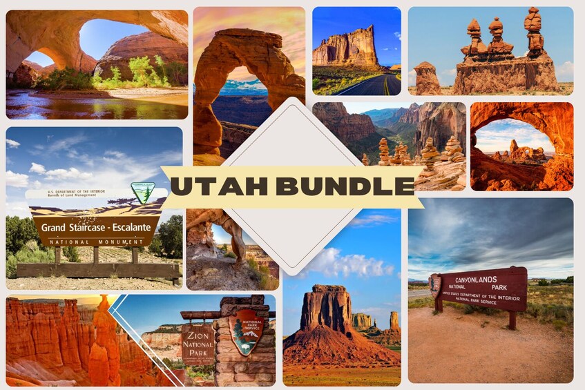 10+ Utah National Park Tours Bundle: Self-Guided Drive