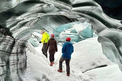 Ice Cave Katla, South Coast Waterfalls & Black Sand Beach Private