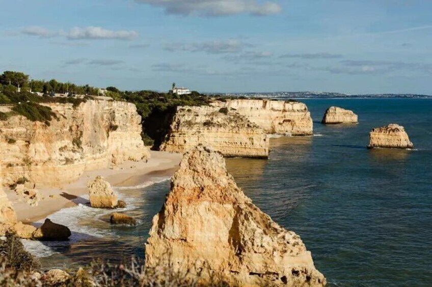 Portimão Private Boat Tour Caves Circuit and Coast Sightseeing