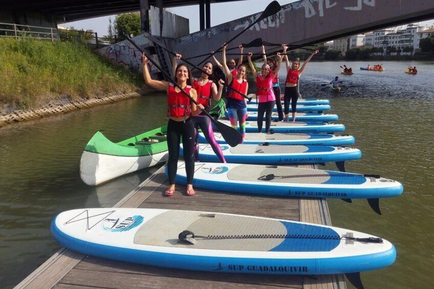 Seville Paddle Surf Sup in the Guadalquivir River