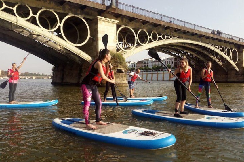 Seville Paddle Surf Sup in the Guadalquivir River 