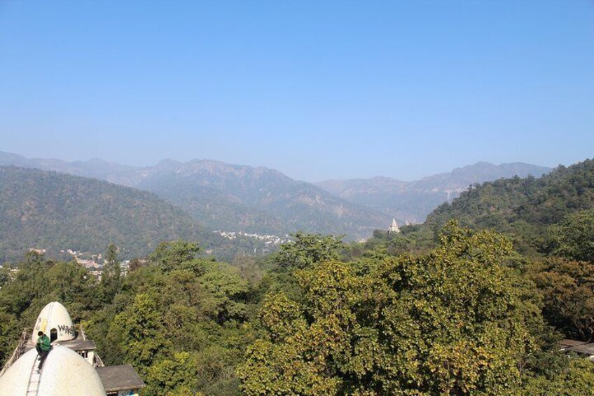 View From Beatles Ashram Building