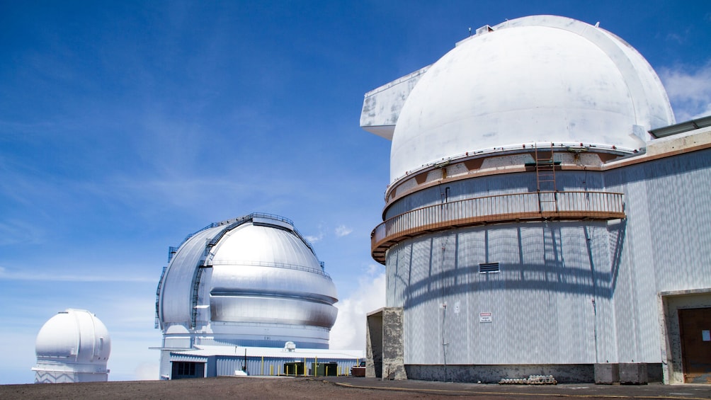 Three of the ‎Mauna Kea Space Observatories in Hawaii 