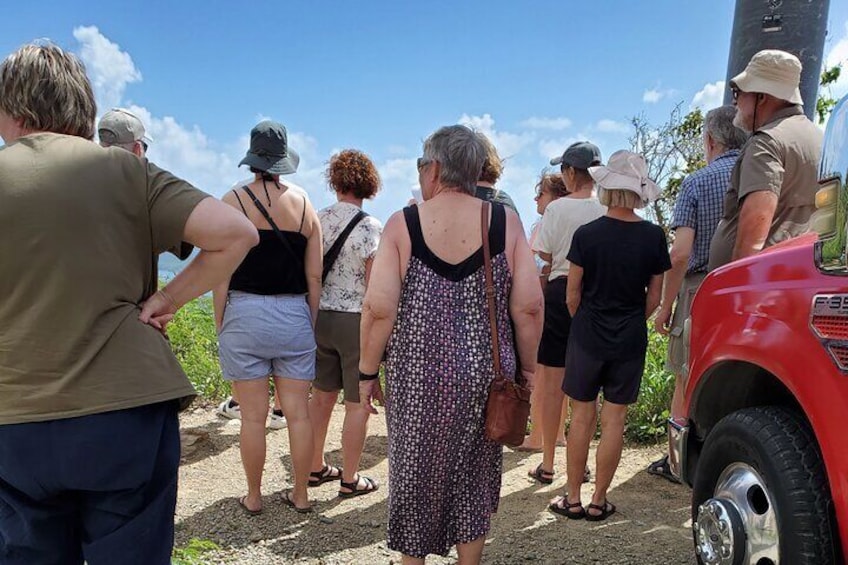 Visitors from Denmark enjoying the breath-taking view!