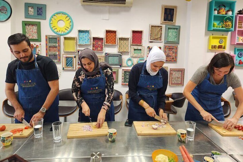 Chop! Chop! Time to prep for the cooking