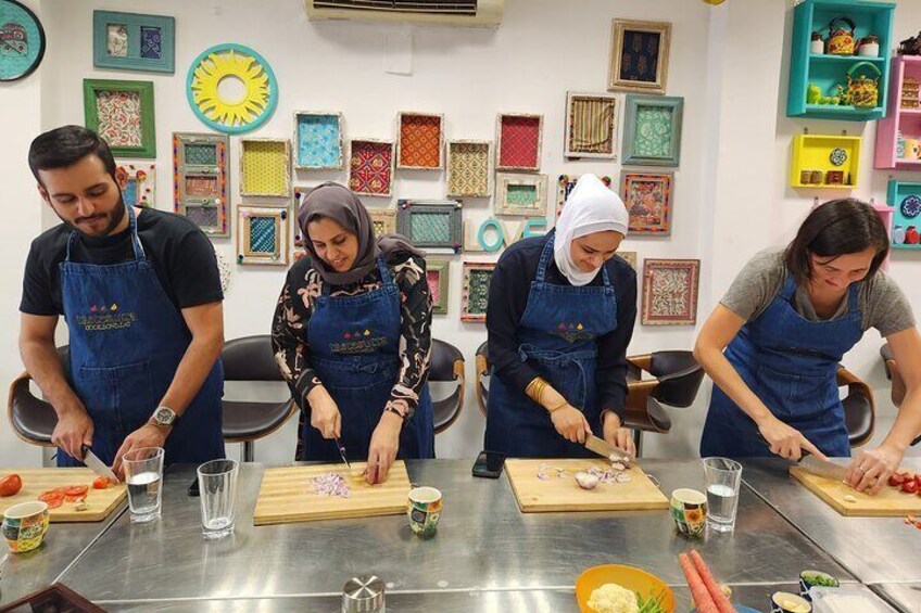 Chop! Chop! Time to prep for the cooking