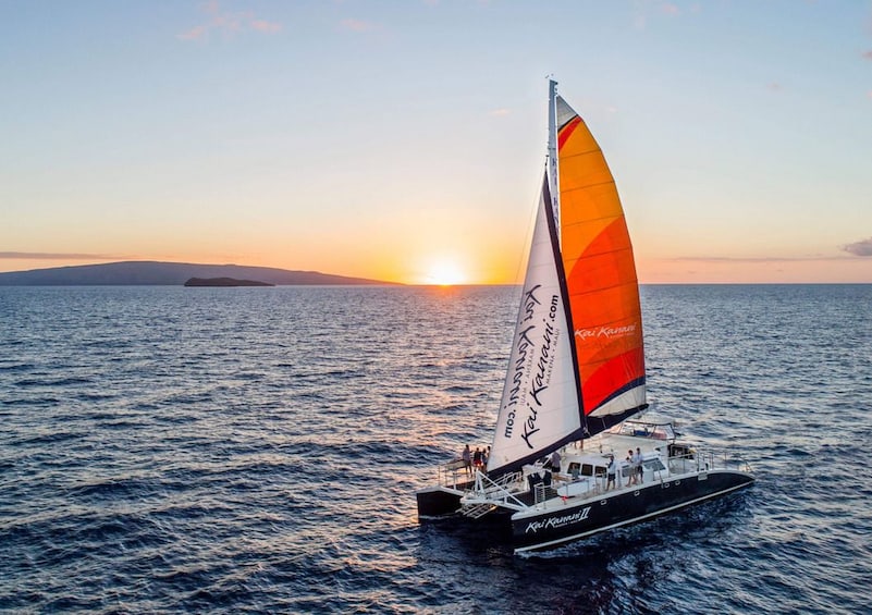 Adventure Sunset Sailing Cruise from Makena