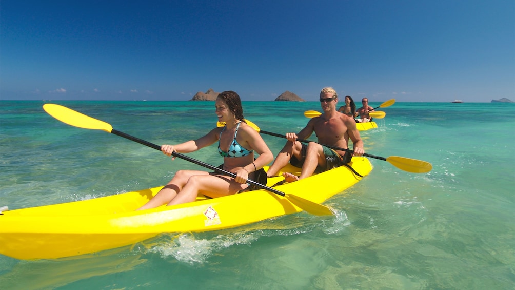Head out on a kayak expedition to explore Oahu's coast