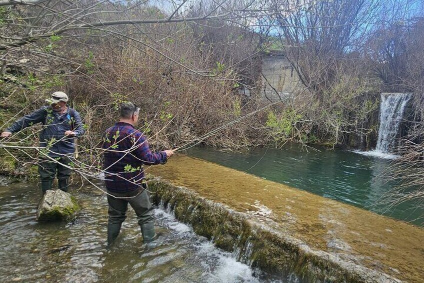 From Catania, Syracuse and Taormina: fly fishing experience
