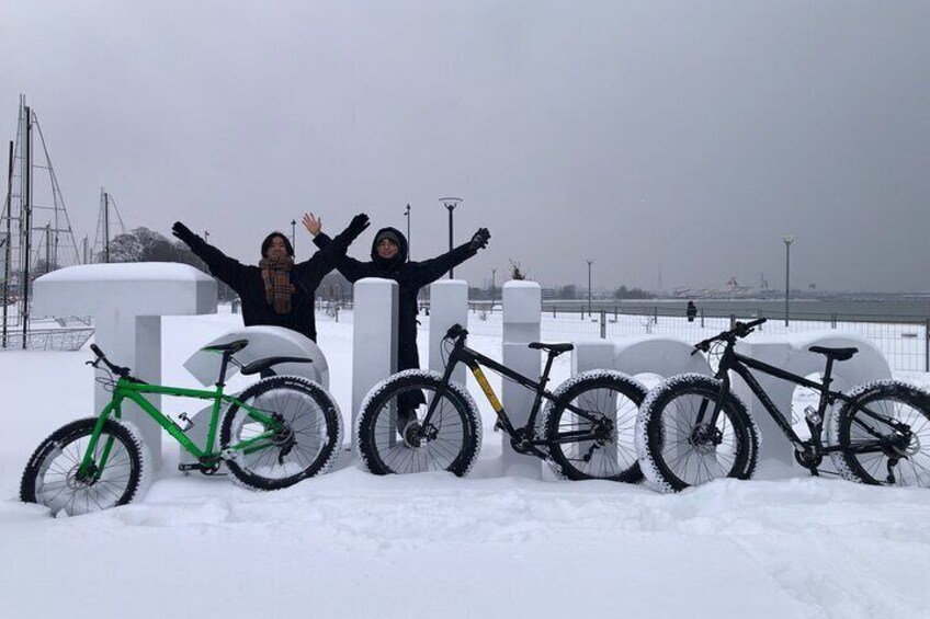 Tallinn Winter Bike Tour with Cafe Stop 