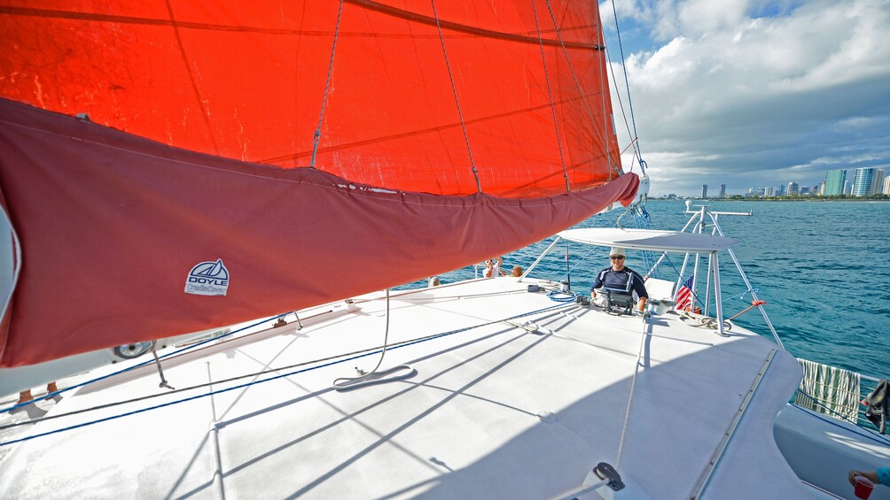 deck of boat in Oahu